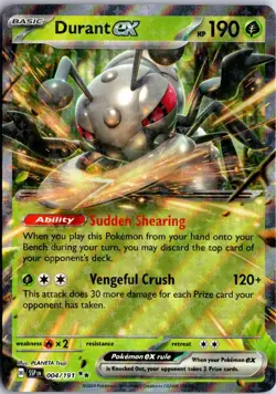 Durant ex 004/191 Double Rare Surging Sparks Pokemon NM/M - Image 1