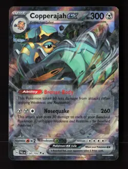 Copperajah ex 150/193 Double Rare Paldea Evolved Pokemon Near Mint - Image 1