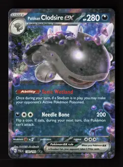 Paldean Clodsire ex 130/193 Double Rare Paldea Evolved Pokemon Near Mint - Image 1