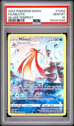 Milotic Trainer Gallery SILVER TEMPEST TG02/TG30 Pokemon PSA 10 GEM MINT - Image 1