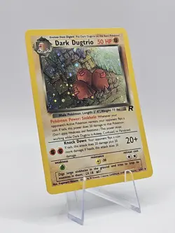Pokemon Dark Dugtrio 6/82 Holo Rare SWIRL 🌀 - WOTC Team Rocket Unlimited - LP - Image 5