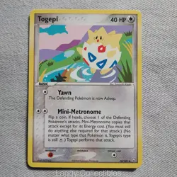 Pokemon Team Rocket Returns 50/109 Togepi - Uncommon - Moderately Played - Image 1