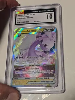 Hisuian Goodra VSTAR Lost Origin 136/196 CGC 10 Gem Mint Ultra Rare Pokemon TCG - Image 4