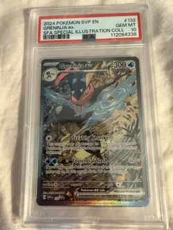 Pokemon Greninja ex #132 PSA 10 Black Star Promo - Image 1