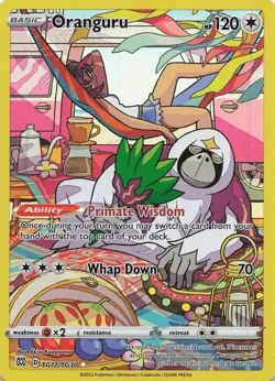 Oranguru TG12/TG30 Holo Brilliant Stars Trainer Gallery Pokemon LP - Image 1