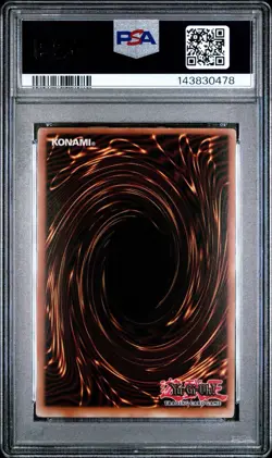 2008 Yu-Gi-Oh! Fog King LODT 1st Edition Secret Rare PSA 8 - Image 2