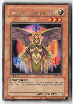 Yugioh - The Agent of Creation - Venus AST-008 1st Edition - Rare - Image 1