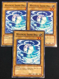 YUGIOH MYSTICAL SHINE BALL AST-004 1ST COMMON X3 (NM) - Image 1