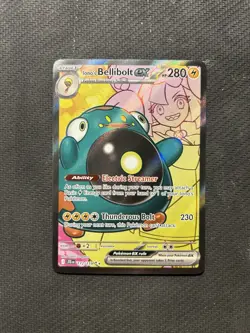 Pokemon TCG Iono's Bellibolt ex! 172/159! NM Condition! See Description! - Image 1