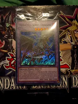 Yugioh Red-Eyes Slash Dragon LDS1-EN014 Secret Rare Limited Edition NM Sealed - Image 1