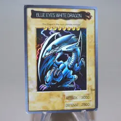 YuGiOh BANDAI Blue Eyes White Dragon Super Initial 1999 #118 EX-VG English k786 - Image 2