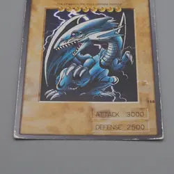 Yu-Gi-Oh BANDAI Blue Eyes White Dragon Super Rare 1998 #118 EX-VG English q673 - Image 4