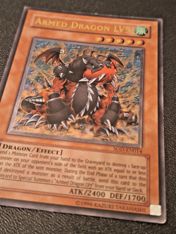 Yu-Gi-Oh! TCG Armed Dragon LV5 (SOD-EN014) Ultimate Rare LP/MP - Image 2