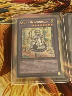Yugioh! 3x Lady's Dragonmaid BLMM-EN049 Emblazoned Ultra Rare 1st Ed NM - Image 3