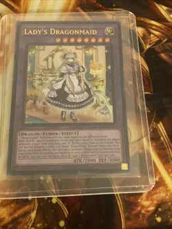 Yugioh! 3x Lady's Dragonmaid BLMM-EN049 Emblazoned Ultra Rare 1st Ed NM - Image 5