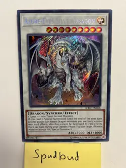 Azure-Eyes Silver Dragon Secret Rare LCKC-EN066 (LP 1st Edition) - Image 1
