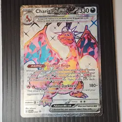 2023 Pokemon SVP Black Star Promo Charizard Ex 56 Full Art Illustration Rare - Image 1