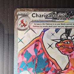 2023 Pokemon SVP Black Star Promo Charizard Ex 56 Full Art Illustration Rare - Image 2