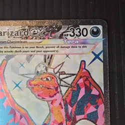 2023 Pokemon SVP Black Star Promo Charizard Ex 56 Full Art Illustration Rare - Image 3