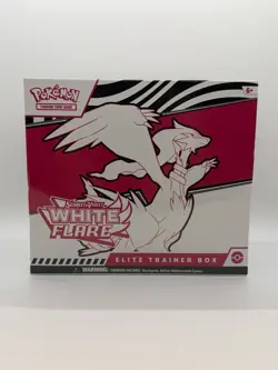 Pokemon TCG Scarlet & Violet White Flare Factory Sealed Elite Trainer Box - Image 1