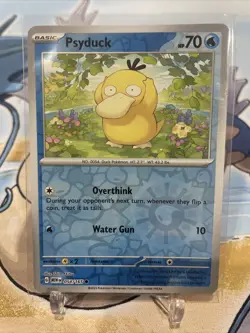 Pokemon TCG Psyduck Scarlet & Violet - 151 054/165 Reverse Holo Common - Image 1
