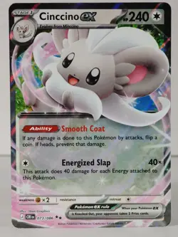 Cinccino ex - double rare - ME: Chaos Rising #073 - POKEMON - NM - A - Image 1
