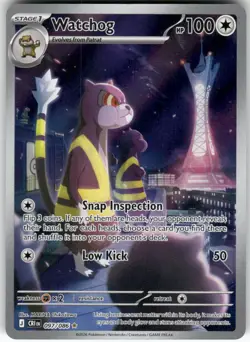 Watchog 097/086 Holo Illustration Rare Chaos Rising Pokemon Near Mint - Image 1