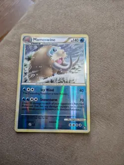 Mamoswine 5/102 Reverse Holo Rare HS Triumphant Pokemon TCG - NM - Image 1