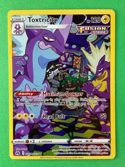 Toxtricity #GG09/GG70 Holo SWSH: Crown Zenith: Galarian Gallery Pokemon NM - Image 1