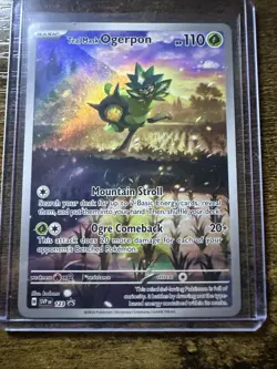 Teal Mask Ogerpon 123 Black Star Promo, Twilight Masquerade, Holo, Pokemon TCG - Image 1