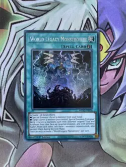 MP20-EN076 World Legacy Monstrosity Secret Rare 1st Edition NM Yugioh Card - Image 1