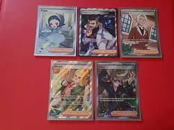 Pokemon S&V Era Full Art Trainer Lot Of 5 (#3) - Image 1