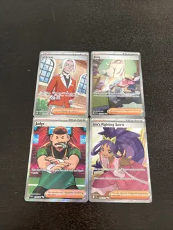 Pokemon Scarlet And Violet Trainer Full Art Lot Of 4 - Image 1