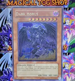 Yugioh Dark Horus PTDN-EN016 Ultimate Rare Konami 2008 - Image 1
