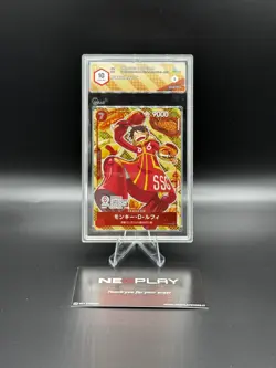 One Piece MONKEY DLUFFY - P-080 - Bandai Card Fest 24-25 - GRAAD 10 - Image 1