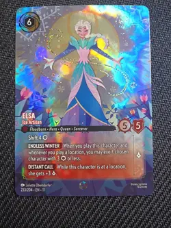 Disney Lorcana Winterspell Elsa 233/204 - Ice Artisan (Enchanted) - Image 1