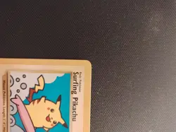 Pokemon Black Star Promo Card #28 Surfing Pikachu WOTC, Near Mint Condition - Image 5
