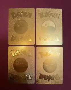 Pokemon TCG Tag Team & Normal Gold Foil Cards (Lot Of 4) All GX - Image 2