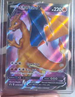 Pokemon Charizard V SWSH260 Sword & Shield Promo Holo 220 HP English Card - Image 1