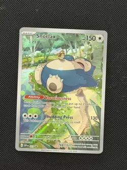 Snorlax 051 Sv: Scarlet & Violet Promo Cards Holo - Image 2
