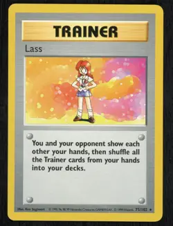 Lass Shadowless 75/102 Base Set Rare 1999 Pokemon Card - NM Near Mint - Image 1