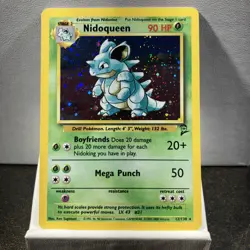 Pokemon Card Nidoqueen Holo Rare Base Set 2 - Image 2