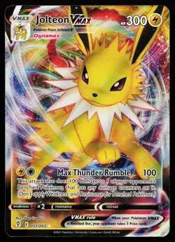 Jolteon VMAX 051/203 Holo Evolving Skies Pokemon Card - Image 1