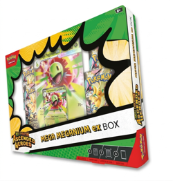 NEW Pokemon Mega Evolutions Ascended Heroes Meganium Ex Box + Eevee Promo Card - Image 2