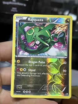 Rayquaza 93/113 Legendary Treasures 2013 Reverse Holo Rare Pokemon Card - Image 3