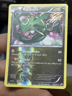 Rayquaza 93/113 Legendary Treasures 2013 Reverse Holo Rare Pokemon Card - Image 5