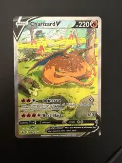 Pokemon Charizard v SWSH260 Sword & Shield Promo Holo Card 2022 - Image 1
