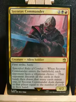Sycorax Commander - Dr Who - Rare - NM (see pics) MTG - Image 1