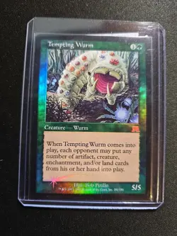 FOIL TEMPTING WURM x1 LP Onslaught MtG - Image 1