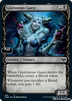 MTG Gluttonous Guest (Showcase) [VOW - 292] LP Foil - Image 1